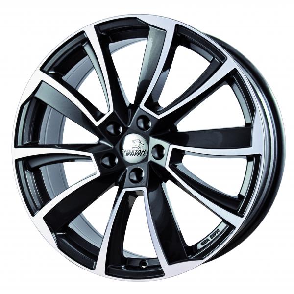 Cheetah Wheels, CV.07, 7,5x18 ET30 5x112 70,4, graphit frontpoliert